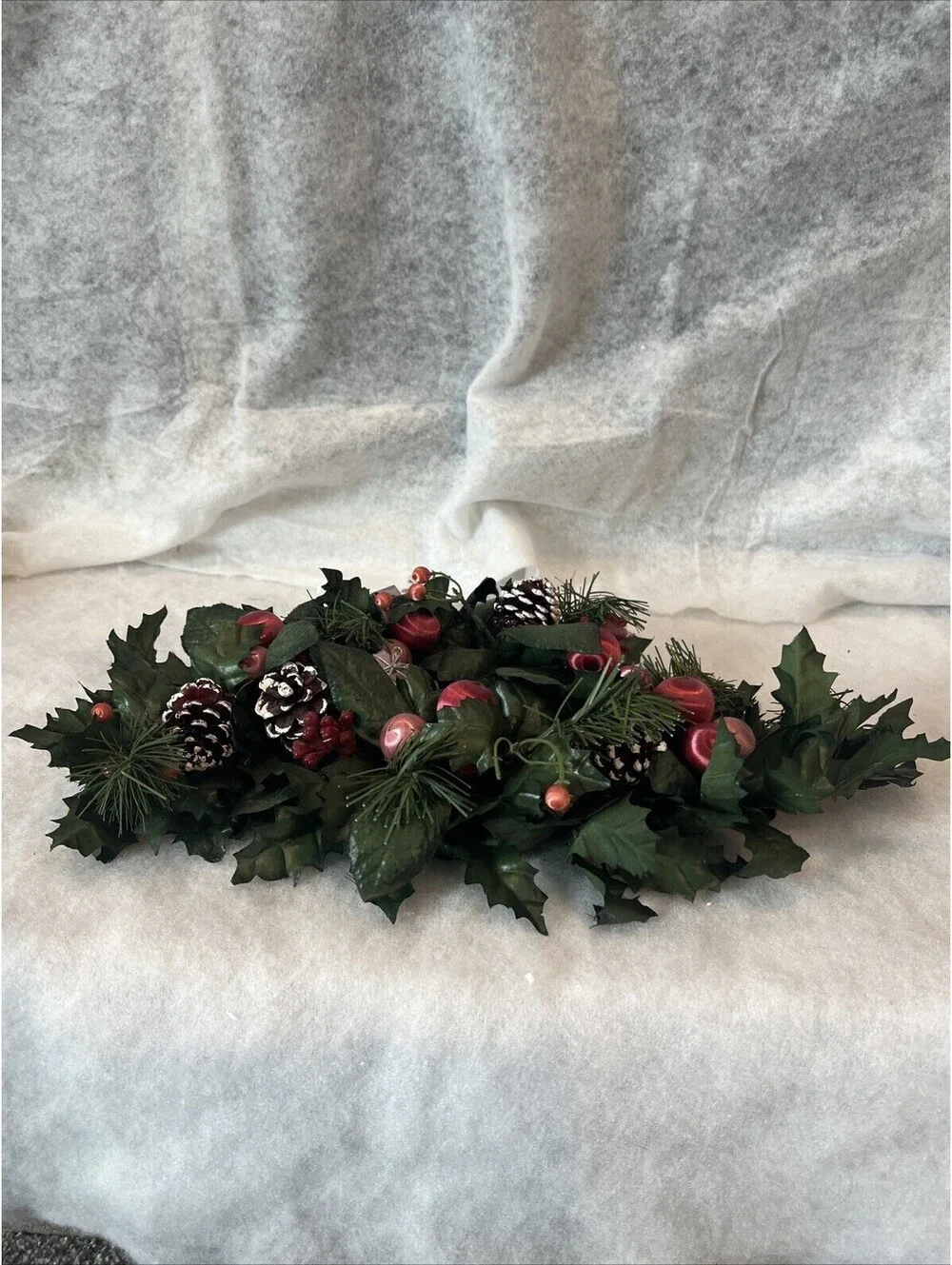 Christmas Candle Holder Mauve